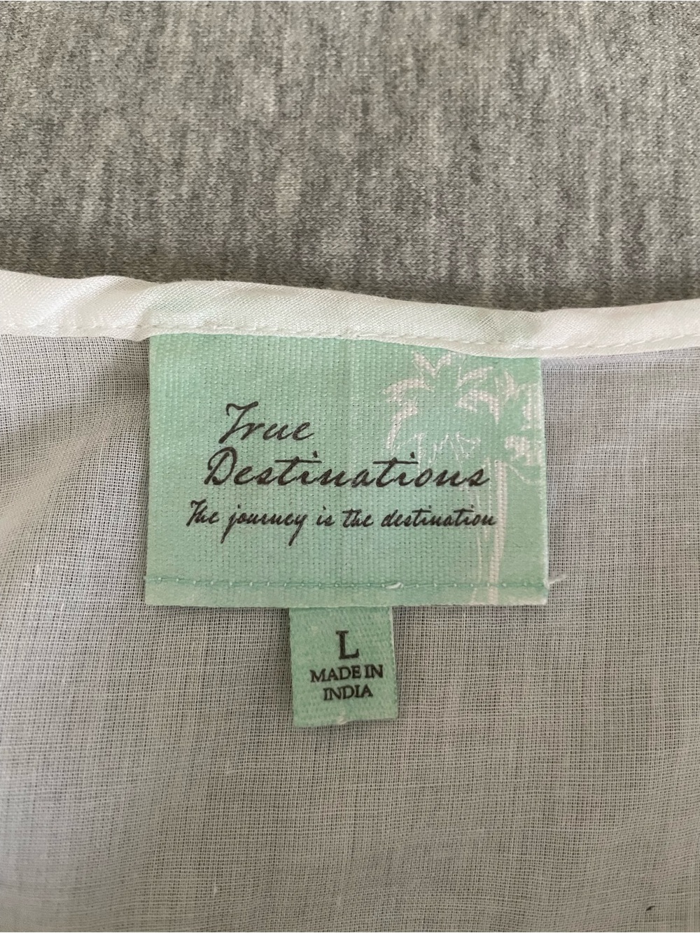 True Destinations White Cotton Boho Maxi Dress L - Picture 7 of 11